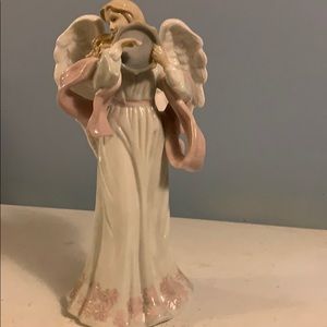Porcelain ANGEL Figurine Tambourine